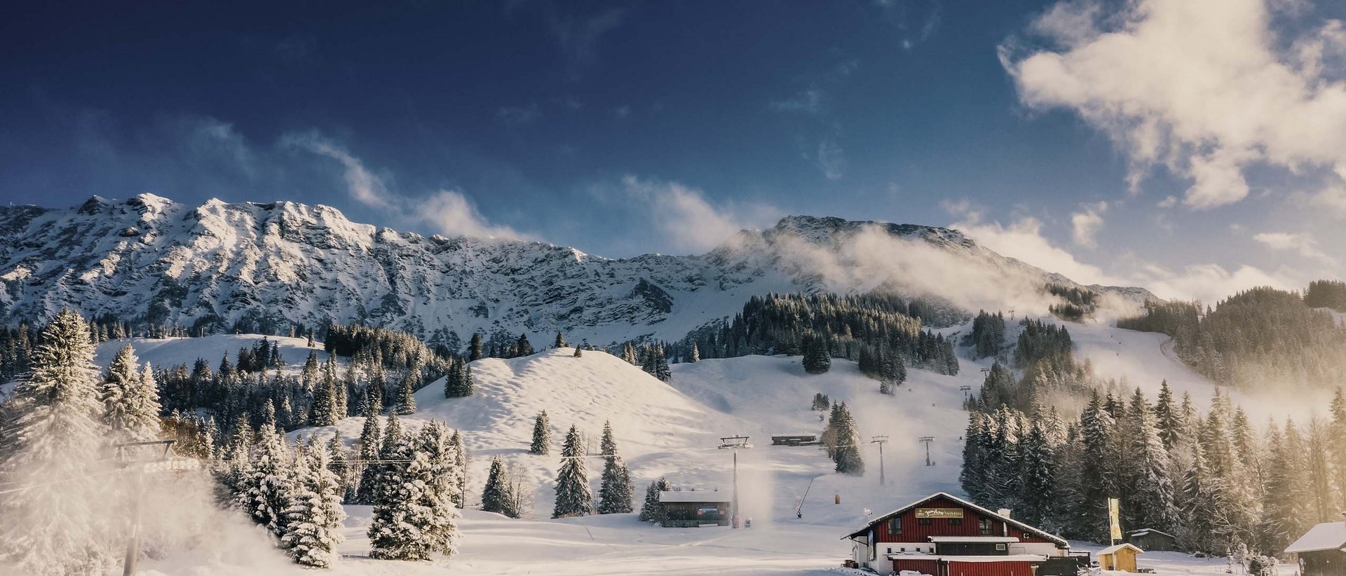 Panoramahotel Oberjoch: direkt am Skigebiet
